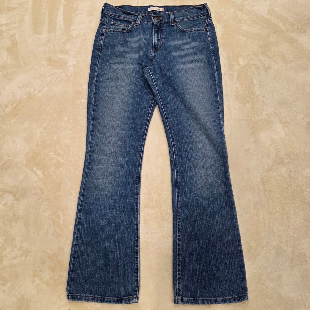 Levi's 515 Bootcut Jeans Womens 6 Medium Wash Blue Stretch Mid Rise Denim